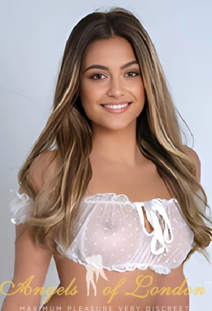 London escort Melissa face