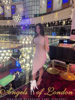 London escort Ainava out at a party